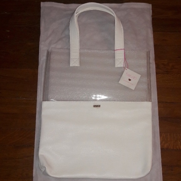 NWT 🌸 Ban.do Peekaboo Tote (White) - Picture 2 of 14